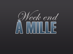 la dinde et le challenge week end a 1000