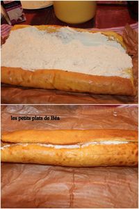 Bûche coco des îles