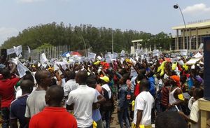 Manif à Brazza