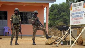 Soldats Camerounais à la frontière