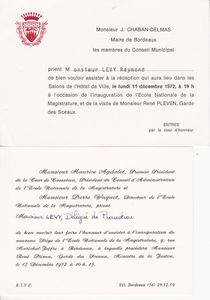 Invitations inauguration ENM