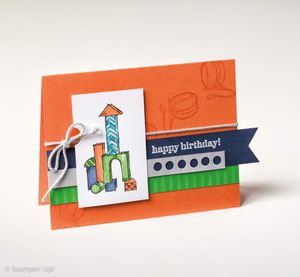 En promo cette semaine le set de tampons Boys Will Be Boys Clear-Mount Stamp Set Price: 22,00 € 16,50 €
