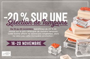 20% de remise Stampin Up
