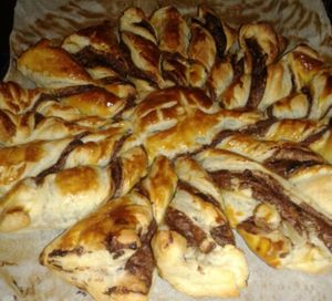 Etoile Feuilletée au Chocolat