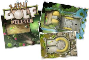 Rejoignez Digito dans le jeu flash Mini Golf Jungle