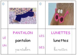 Imagier Drôle de Valise - Les Vêtements et les Accessoires