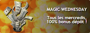 Recevez double dépôts à hauteurs de 50 Euro sur le casino belge magicwins