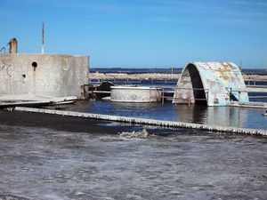 Villa lago Epecuen