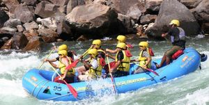 River Rafting in Rishikesh is one of the famous adventure sports.