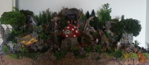 "Petit monde féerique au milieu des bois" Juillet 2016