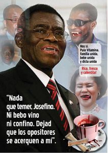 TEODORO OBIANG, LA CACA DEL DEMONIO.
