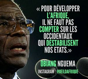 OBIANG NGUEMA ANDA PERDIDO.