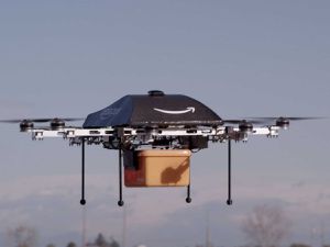 "You should expect your drone delivery in 20 mins"..