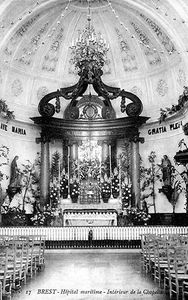 Le choeur de la chapelle de l'hôpital de la marine