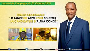 ELECTIONS EN GUINEE : ALPHA CONDE EN CAMPAGNE A KALOUM