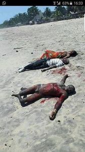 Des victimes de lattaque terroriste de Bassam