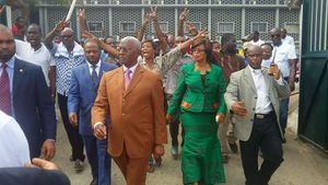 Le Pdt SANGARE ABOUDRAMANE DU FPI EN ACTION