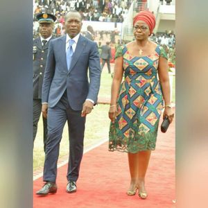 Le President P Talon et la Premeire Dame
