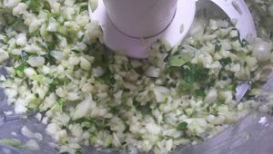 "Mousse" de courgettes