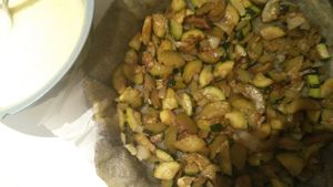 Tarte courgette-cancoillotte
