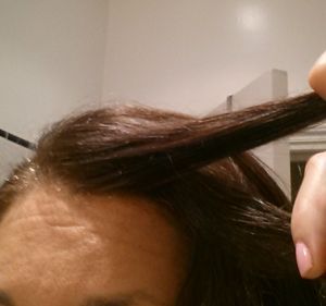 Chignon "headband"... sans headband