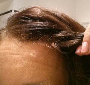 Chignon "headband"... sans headband