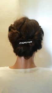 Chignon "headband"... sans headband