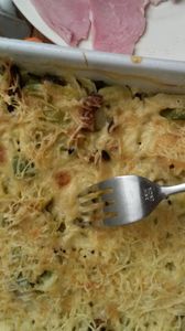 Gratin de poireau au curry