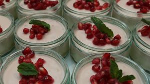 Pana cotta aux fruits rouges