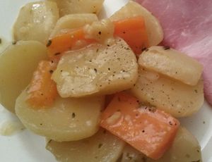 Navets et carottes fondants à souhait...