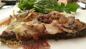 Bruschettas roquefort-poire