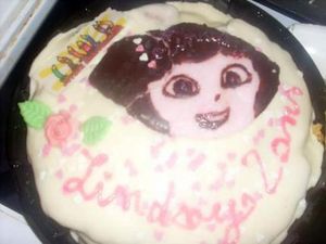 Gateau DORA 2ans de ma fille