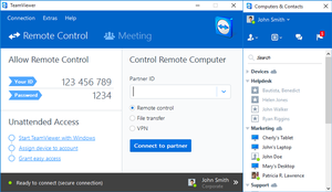 Télécharger la dernière version de TeamViewer + Patch