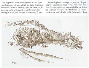 RAY SUR SAÔNE. 1- Le plus romantique de tous les villages...