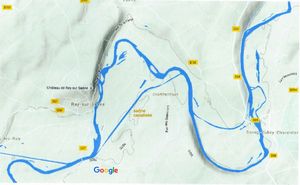 Topographie de Ray sur Saône