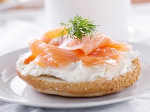 Bagel au saumon fumé