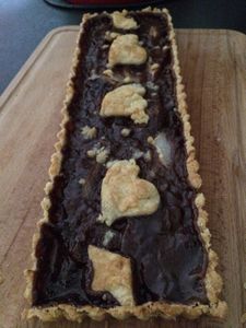 Tarte poires-crunchy