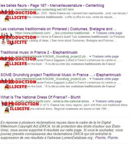 Plainte sur Google