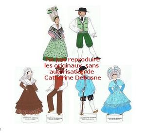 Costume traditionnel de France : Articles - souvenirs
