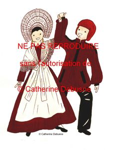 Les costumes de France, en kits, sans mon Copyright