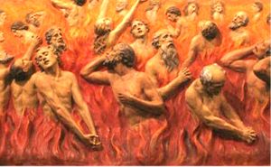 Les souffrances du purgatoire : la peine du feu