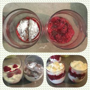 Tiramisu aux framboises