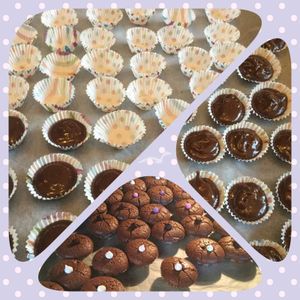 Petits Brownies en bocal