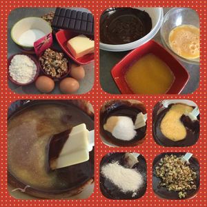 Brownie Chocolat Noix Caramel