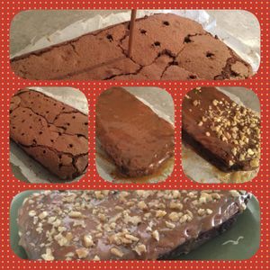 Brownie Chocolat Noix Caramel