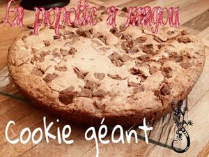 Cookie géant et New blog