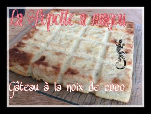 Gateau à la noix de coco