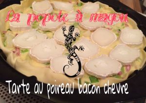Tarte bacon vache qui rit chevre