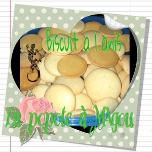 Biscuits a l anis
