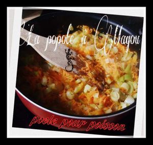 Fondu de légume pour poisson